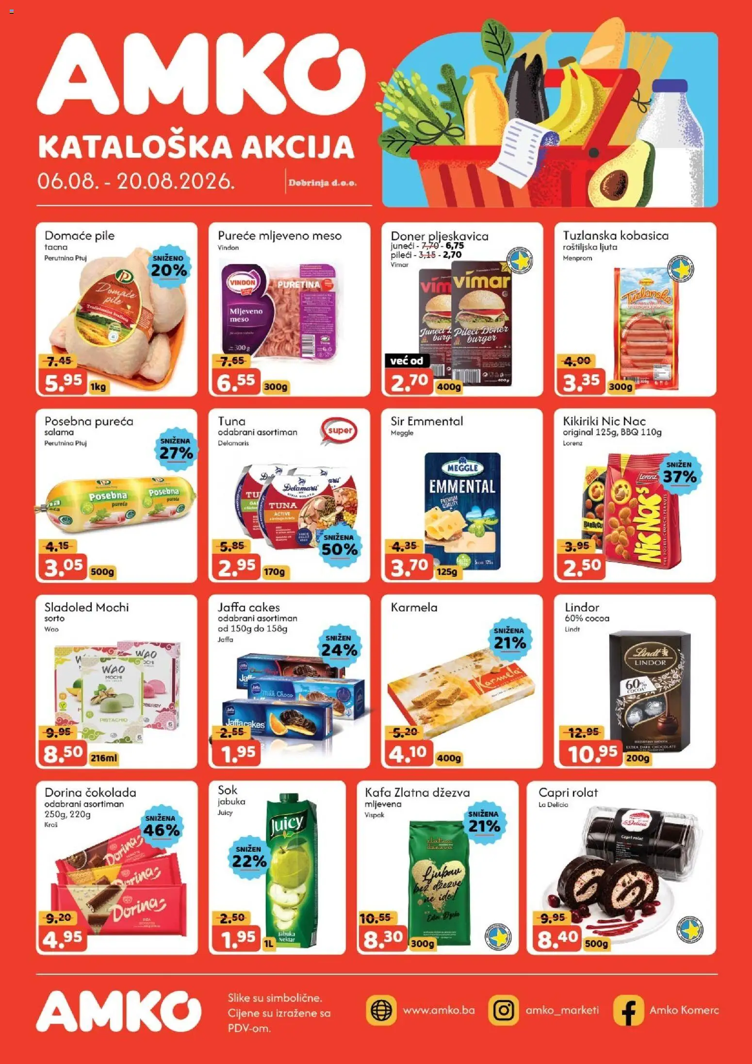 Pregled letka AMKO Katalog trgovine AMKO vrijedi od 06.08.2026