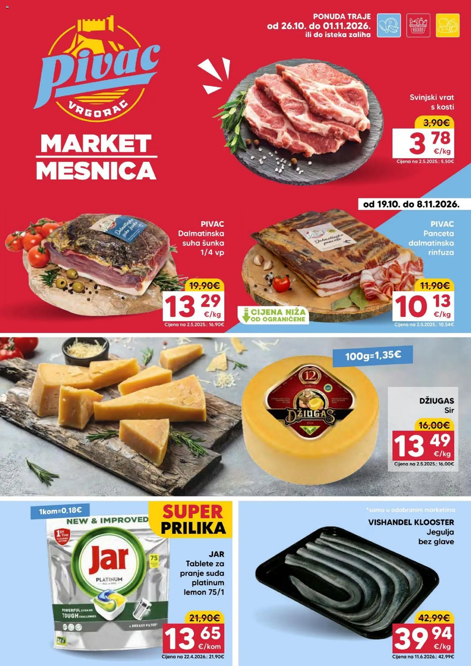 Pregled letka Pivac Katalog trgovine Pivac vrijedi od 26.10.2026