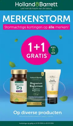 Voorbeeld van Holland & Barrett folder van winkel Holland & Barrett geldig vanaf 14-09-2026