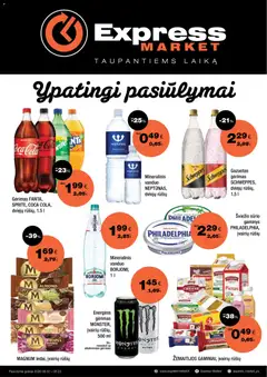 Express market parduotuvės leidinio Express market leidinys galiojančio nuo 2026.08.02 peržiūra