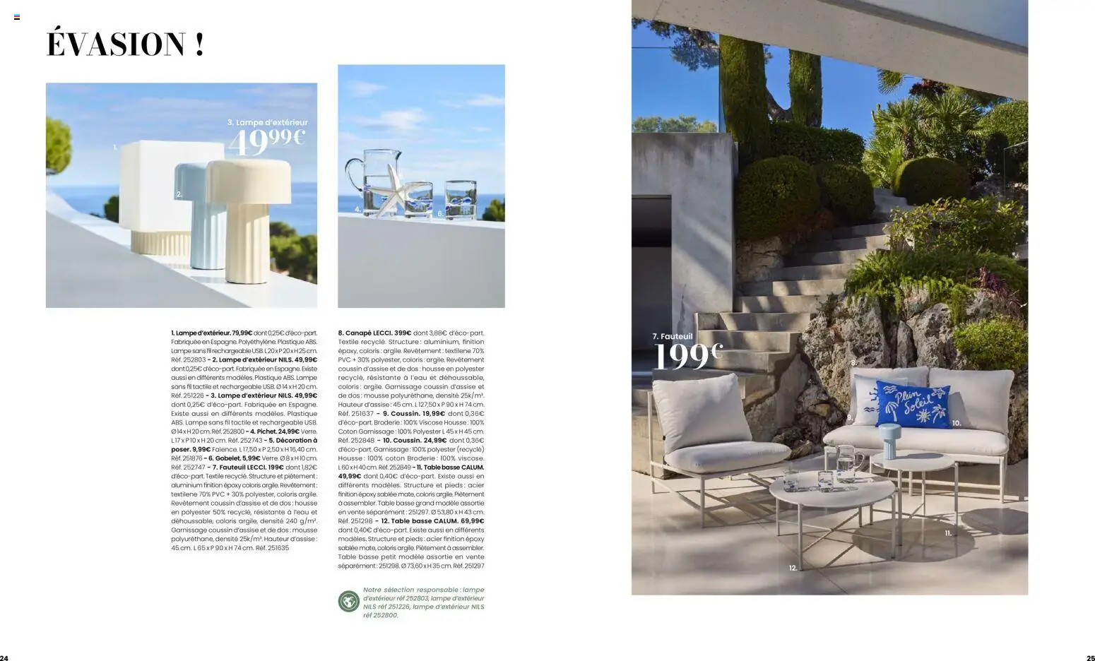Prévisualisation de Maisons du Monde catalogue du magasin Maisons du Monde formulaire valide 02/09/2026 - Table basse, Canapé, Fauteuil, Table, Lampe, Mousse, Coton, Argile