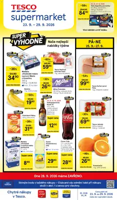 Náhled nabídky: Tesco Tesco leták - Supermarket platný od 23.09.2026