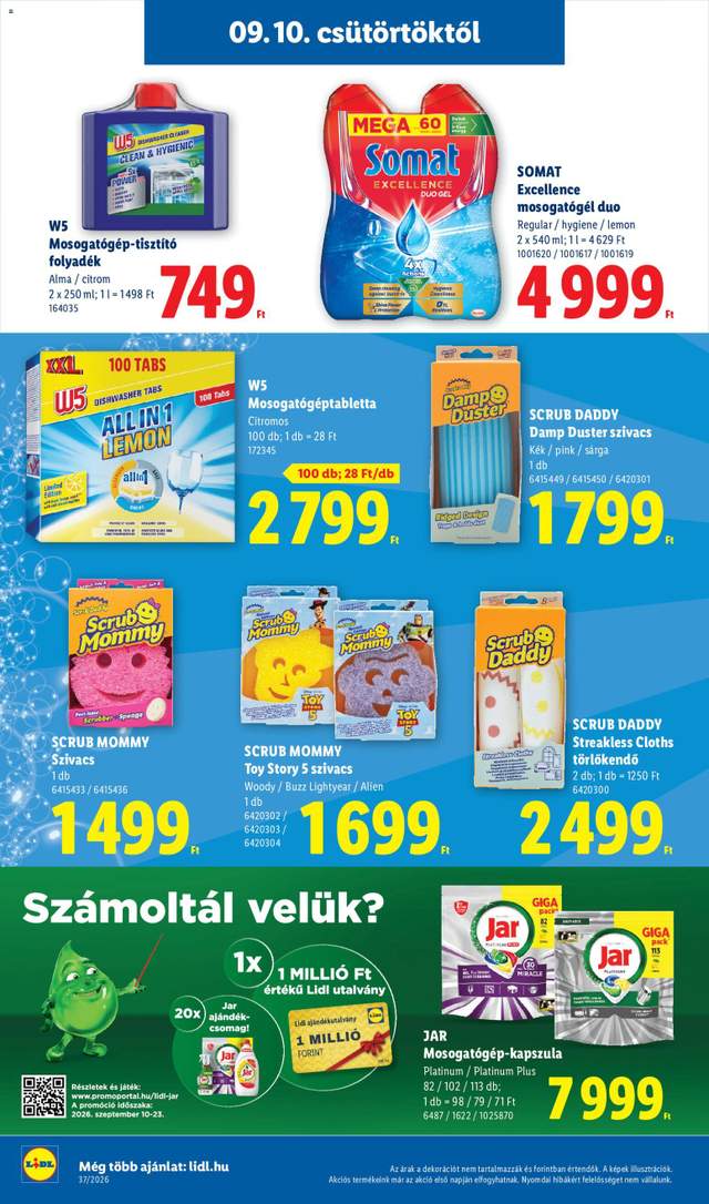 Új Lidl akciós újság 09.10.