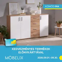 Möbelix - Möbelix akciós újság megtekintése, amely érvényes 2026.09.01.-től
