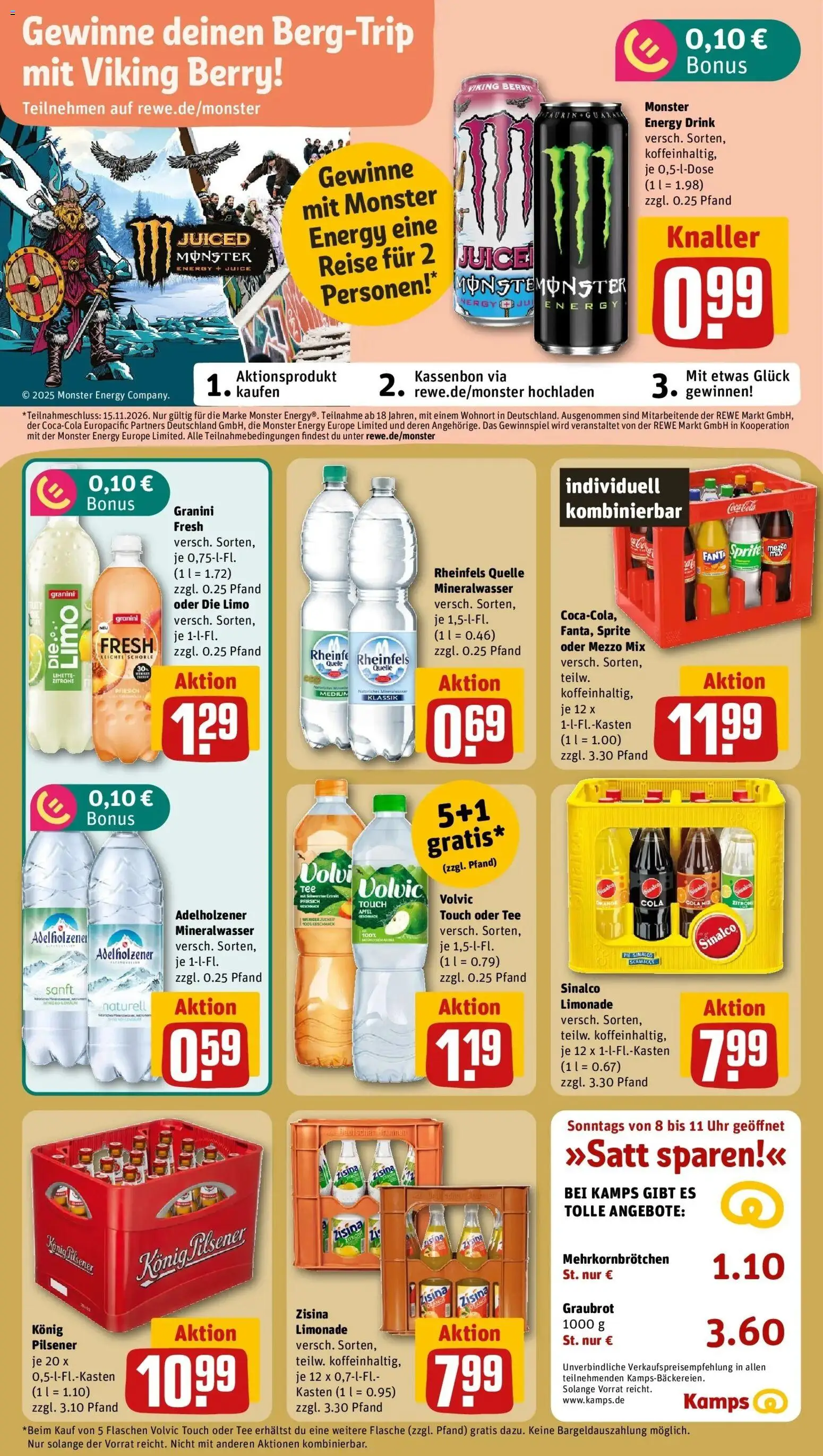 Vorschau von dem Prospekt des Geschäftes Rewe, gültig ab dem 26.10.2026