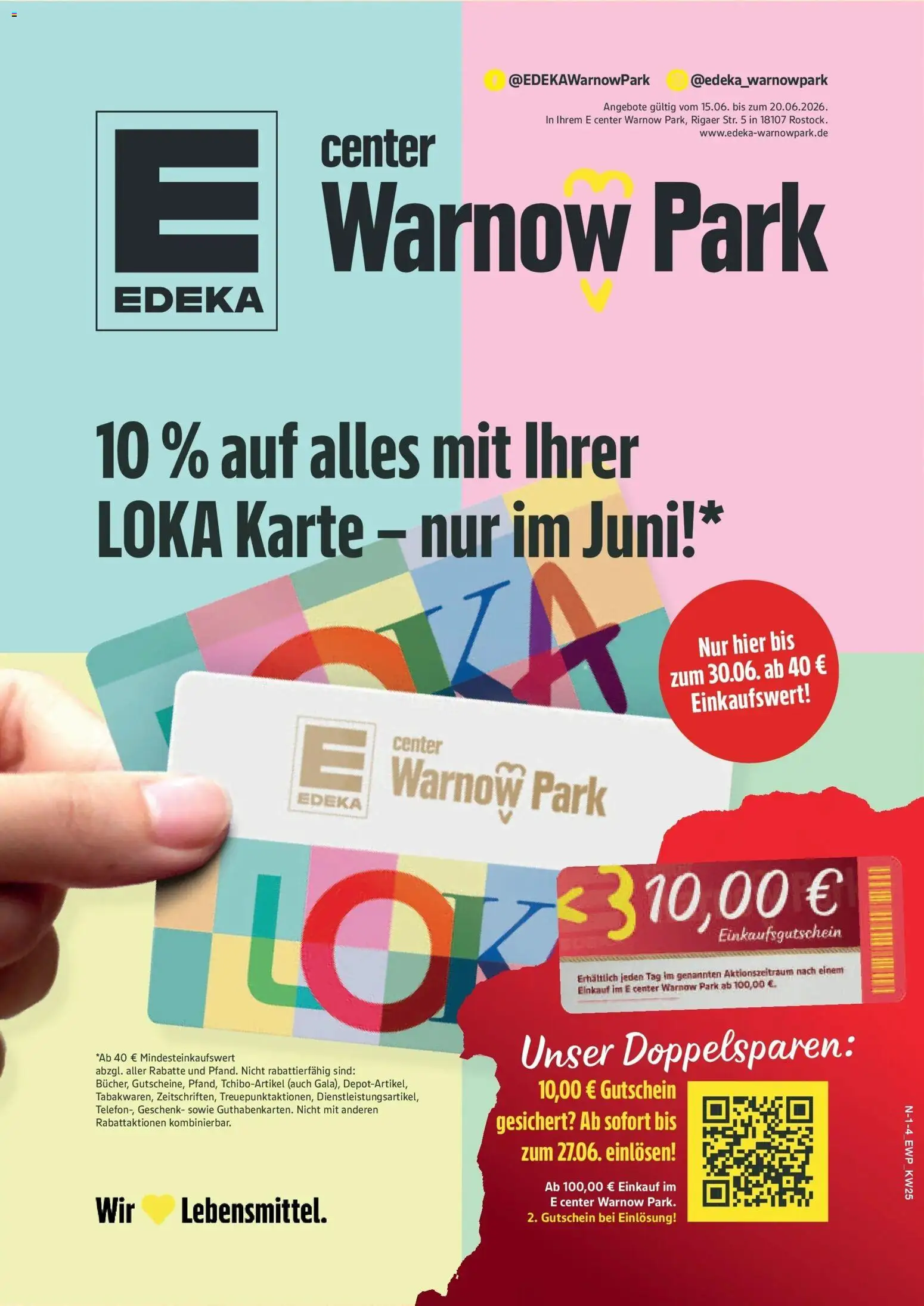 Vorschau von dem Prospekt des Geschäftes Edeka, gültig ab dem 14.06.2026