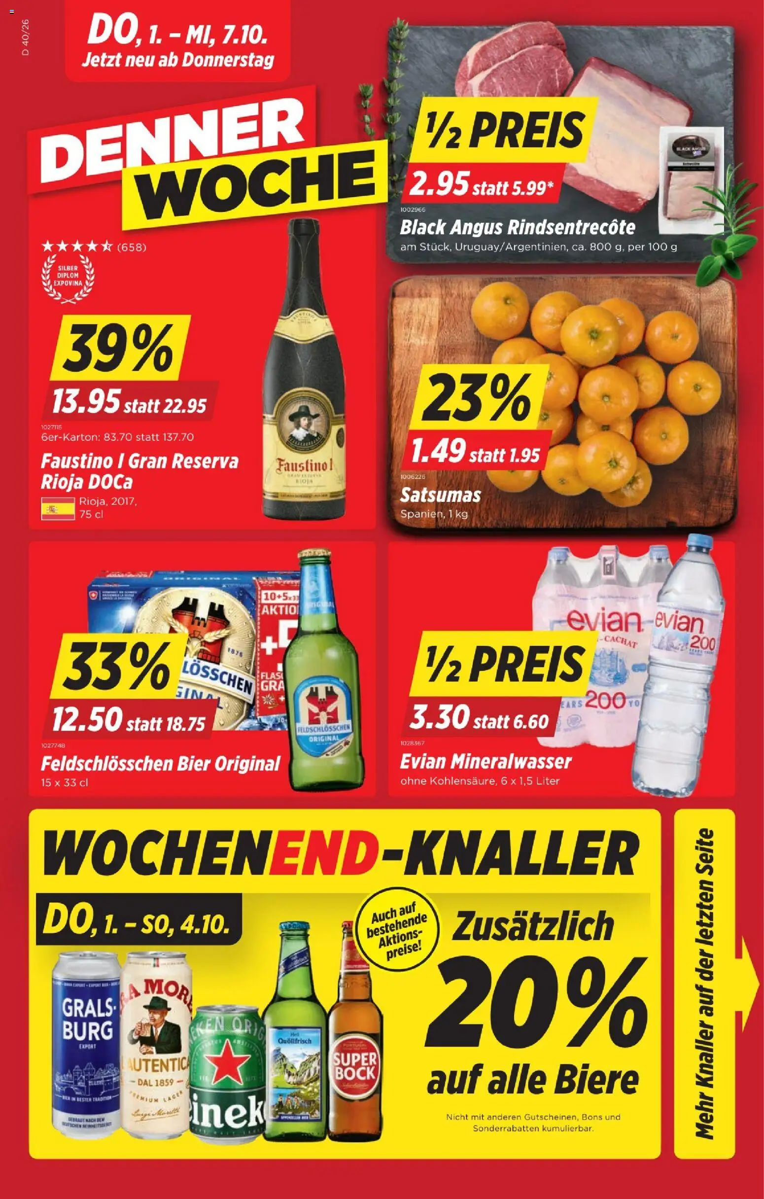 Vorschau des Merkblatts Denner aktionen vom Shop Denner gültig von 01.10.2026 bis 07.10.2026