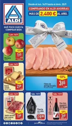 Vista previa del folleto de la tienda Aldi válido desde el 14/09/2026 
