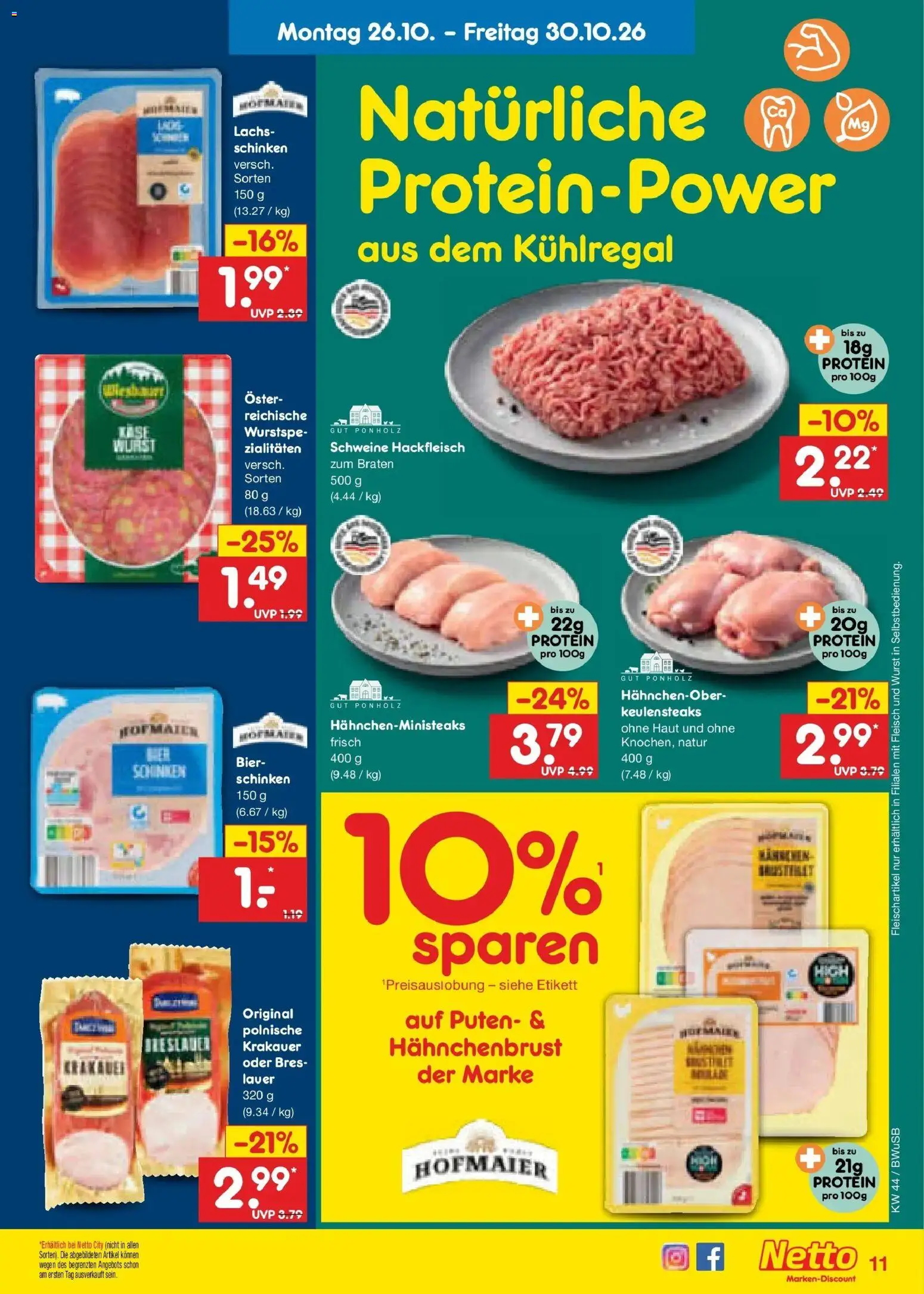 Vorschau von dem Prospekt des Geschäftes Netto Marken-Discount, gültig ab dem 26.10.2026