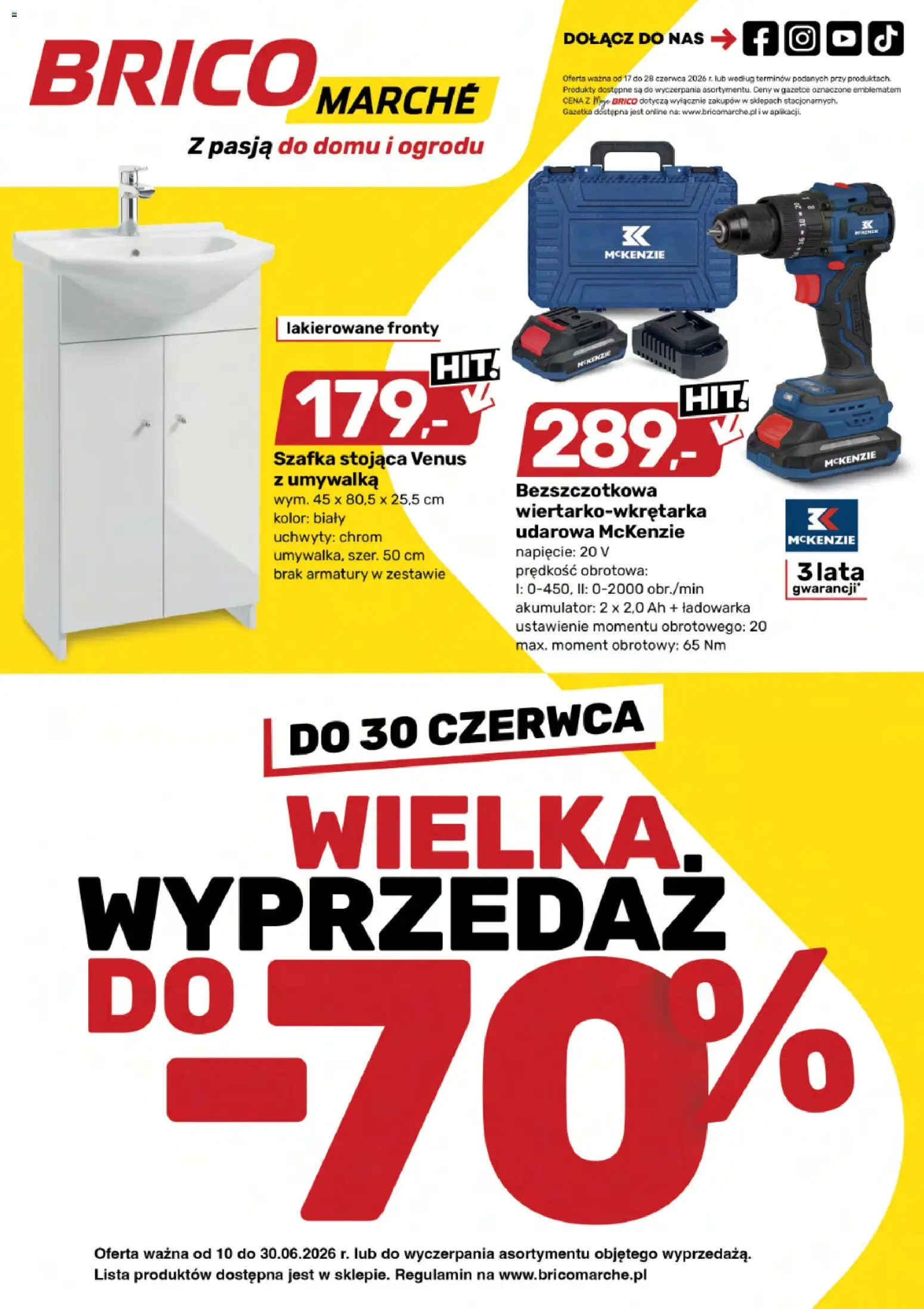Pogląd gazetki "Brico Marché gazetka" ze sklepu Brico Marché ważnej od 17.06.2026