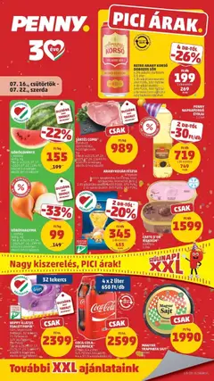 PENNY - Penny aktuális akciós újság megtekintése, amely érvényes 2026.07.16.-től