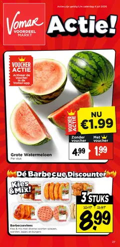Voorbeeld van Vomar folder - Weekend folder van winkel Vomar geldig vanaf 02-07-2026