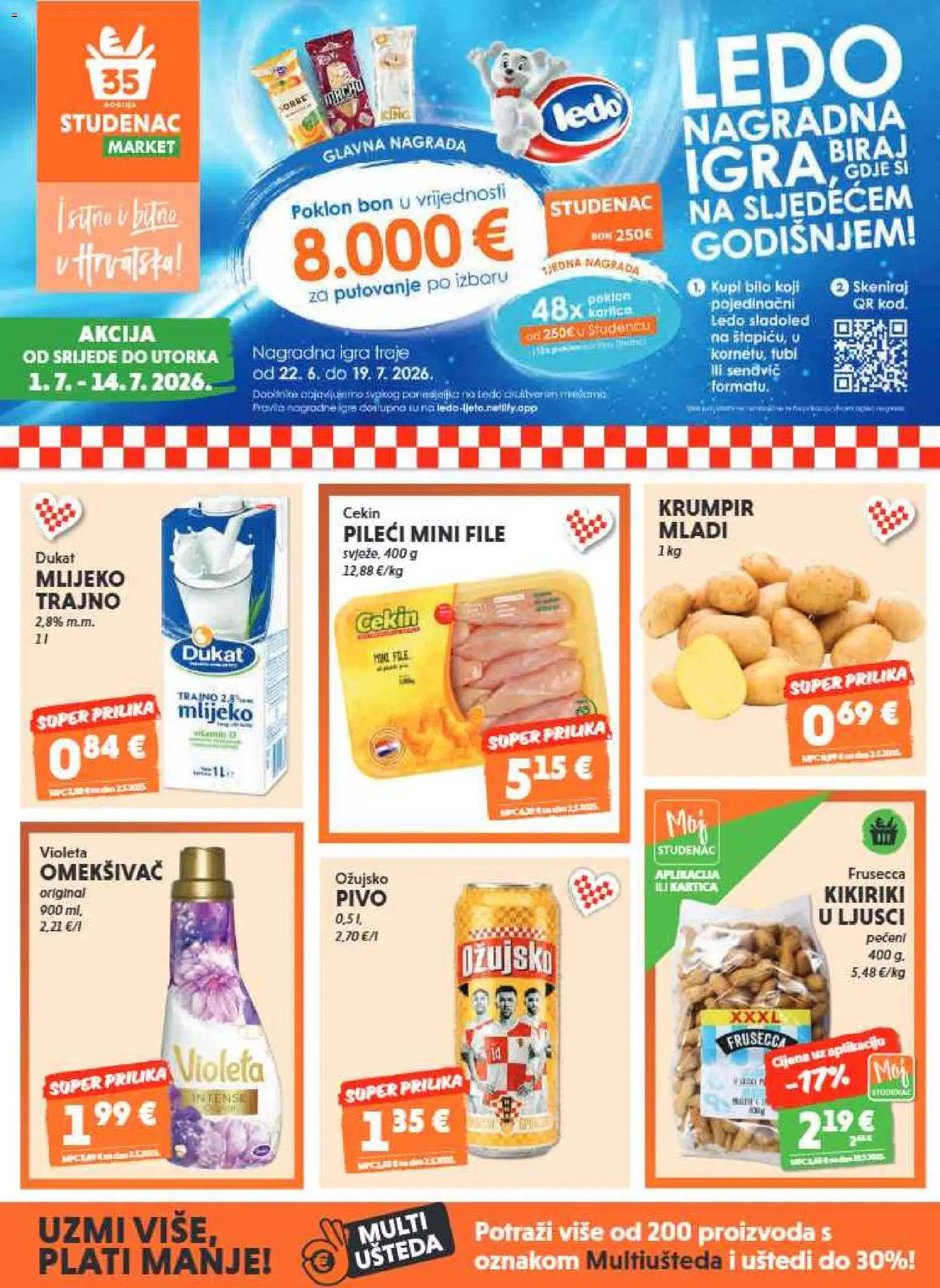 Pregled letka Studenac Katalog trgovine Studenac vrijedi od 01.07.2026