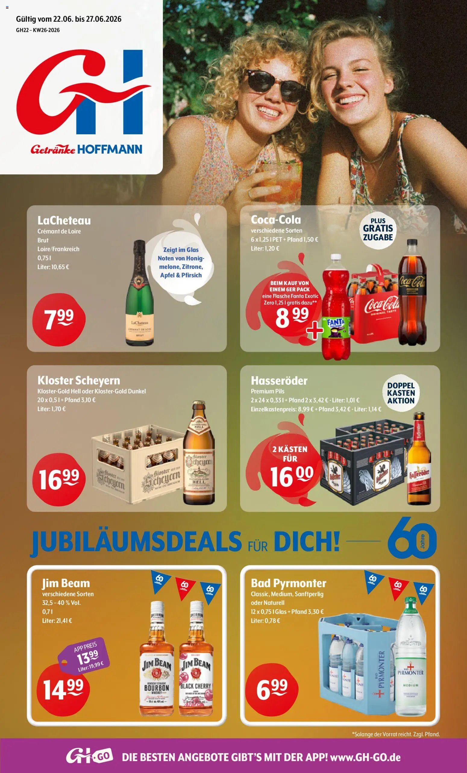 Vorschau von dem Prospekt des Geschäftes Getränke Hoffmann, gültig ab dem 22.06.2026