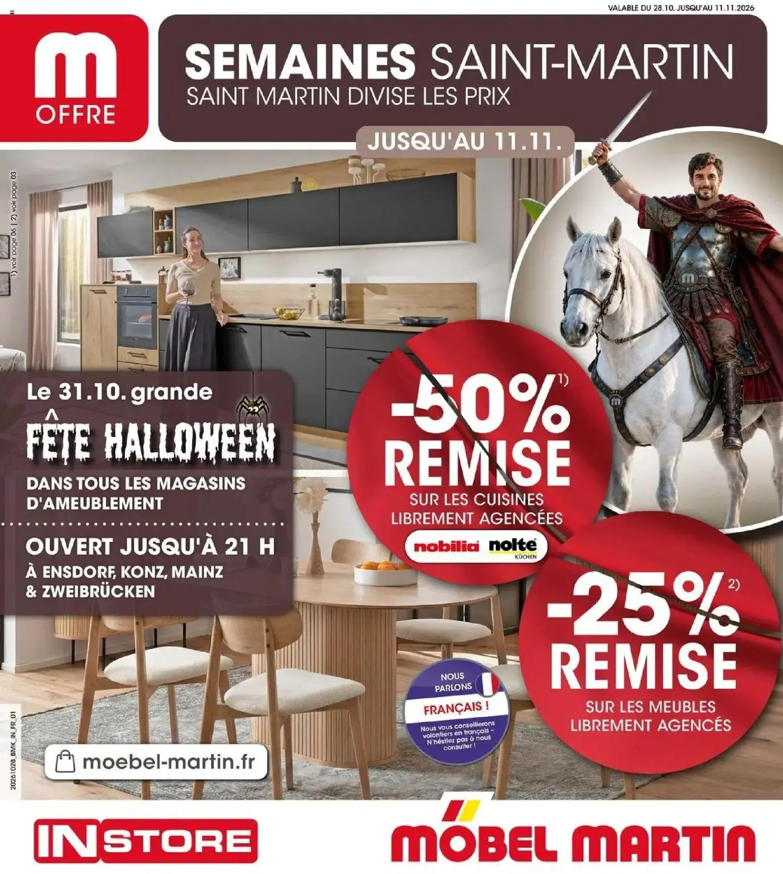 Prévisualisation de Möbel Martin: Offres hebdomadaires du magasin Möbel Martin formulaire valide 28/10/2026 - Store