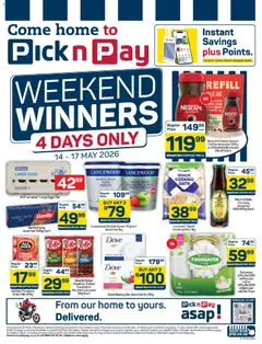 Preview of Pick n Pay flyer valid from 14/05/2026