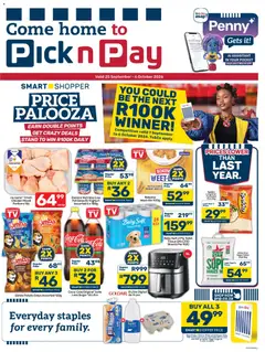 Preview of Pick n Pay flyer valid from 25/09/2026