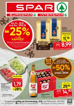 Vorschau der Angebote: Spar Spar - Flugblatt gültig ab 27.08.2026