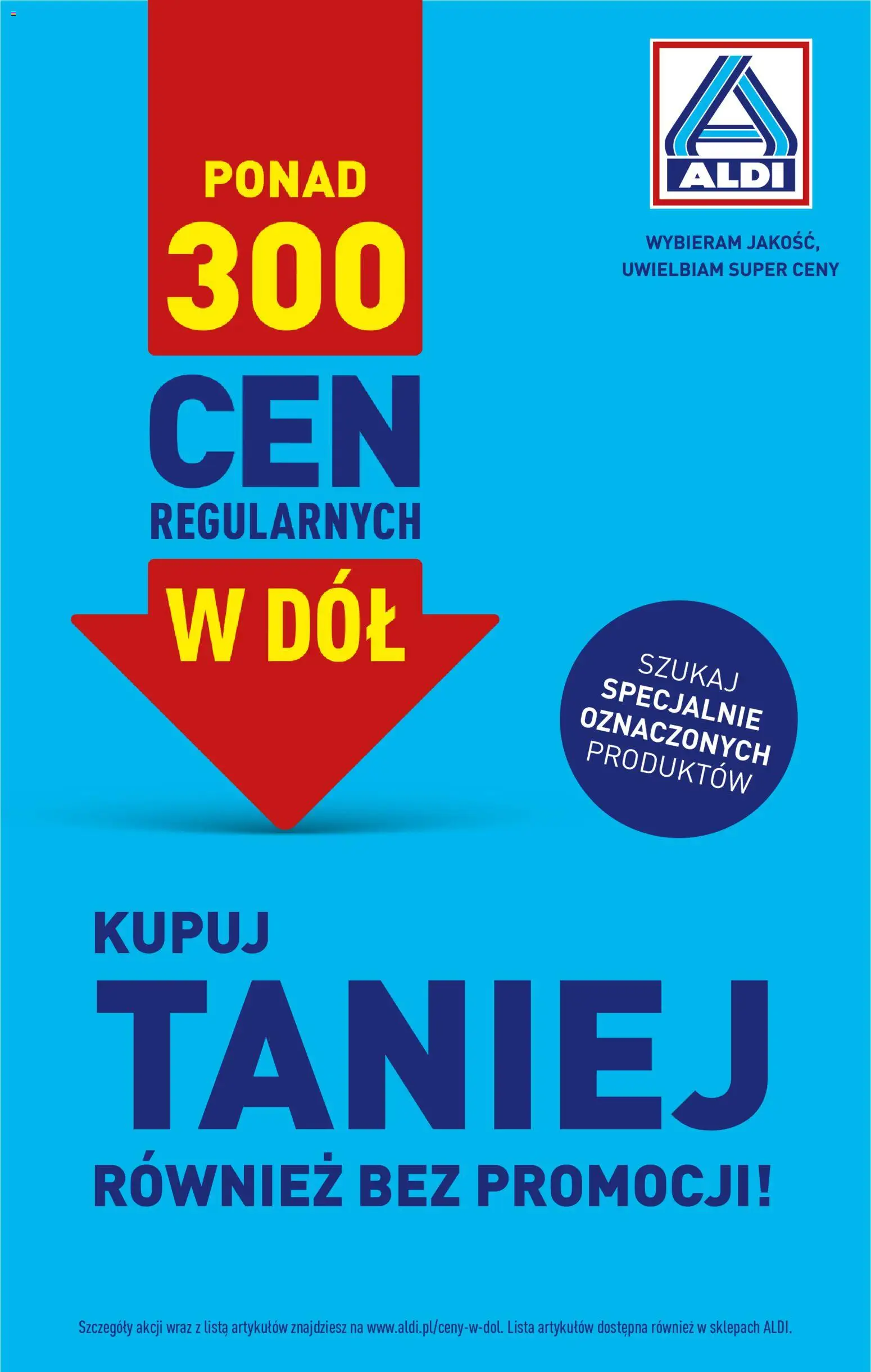 Náhled nabídky: Aldi Polsko Aldi Polsko leták - Ceny regularne w dół platný od 14.09.2026