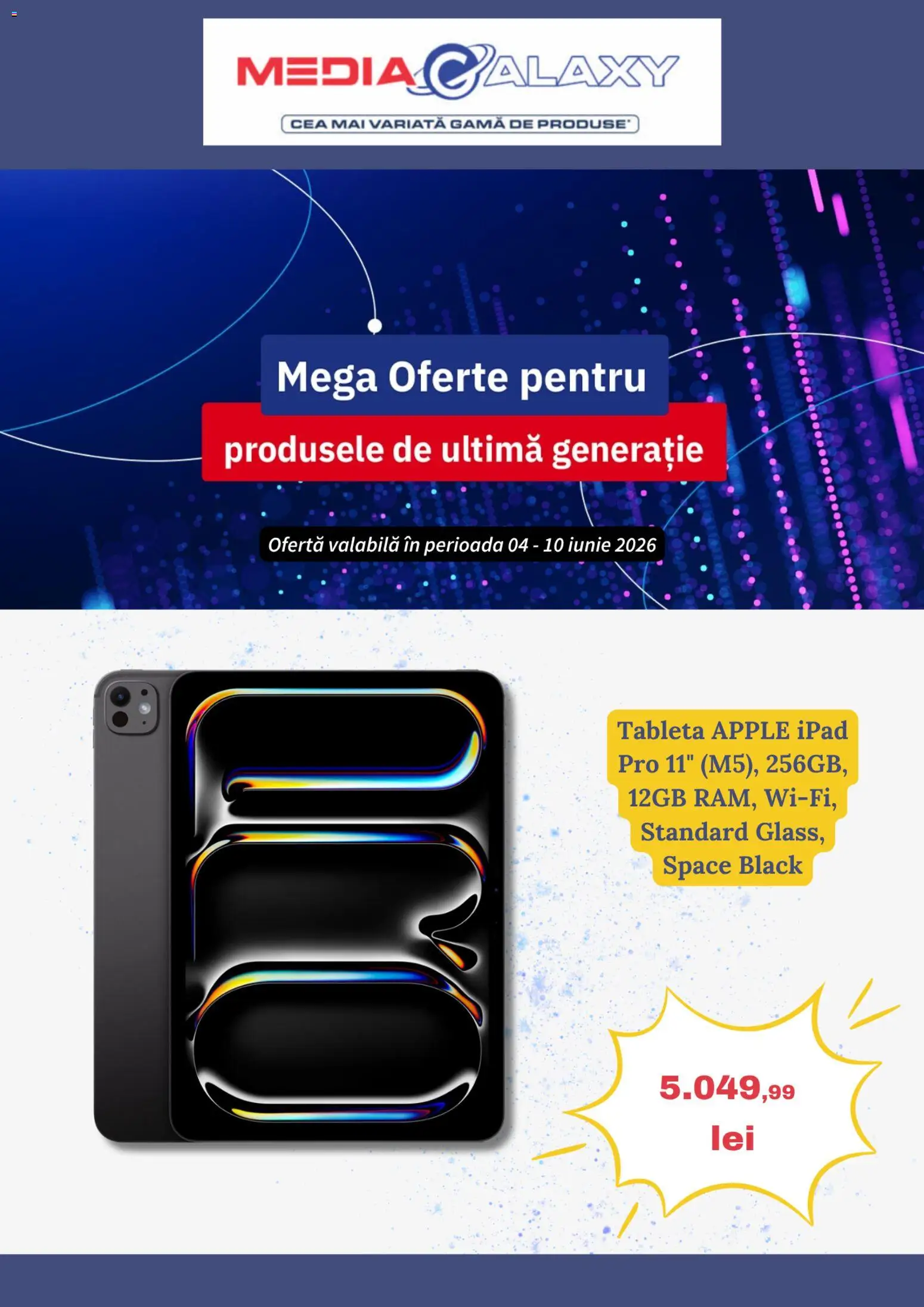 Previzualizarea de cataloage: Media Galaxy Media Galaxy Catalog valabil de la 04.06.2026