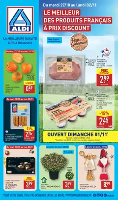 Prévisualisation de Aldi catalogue du magasin Aldi formulaire valide 27/10/2026