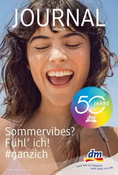 Vorschau der Angebote: dm drogerie markt dm drogerie markt Journal Juli 2026 gültig ab 09.07.2026