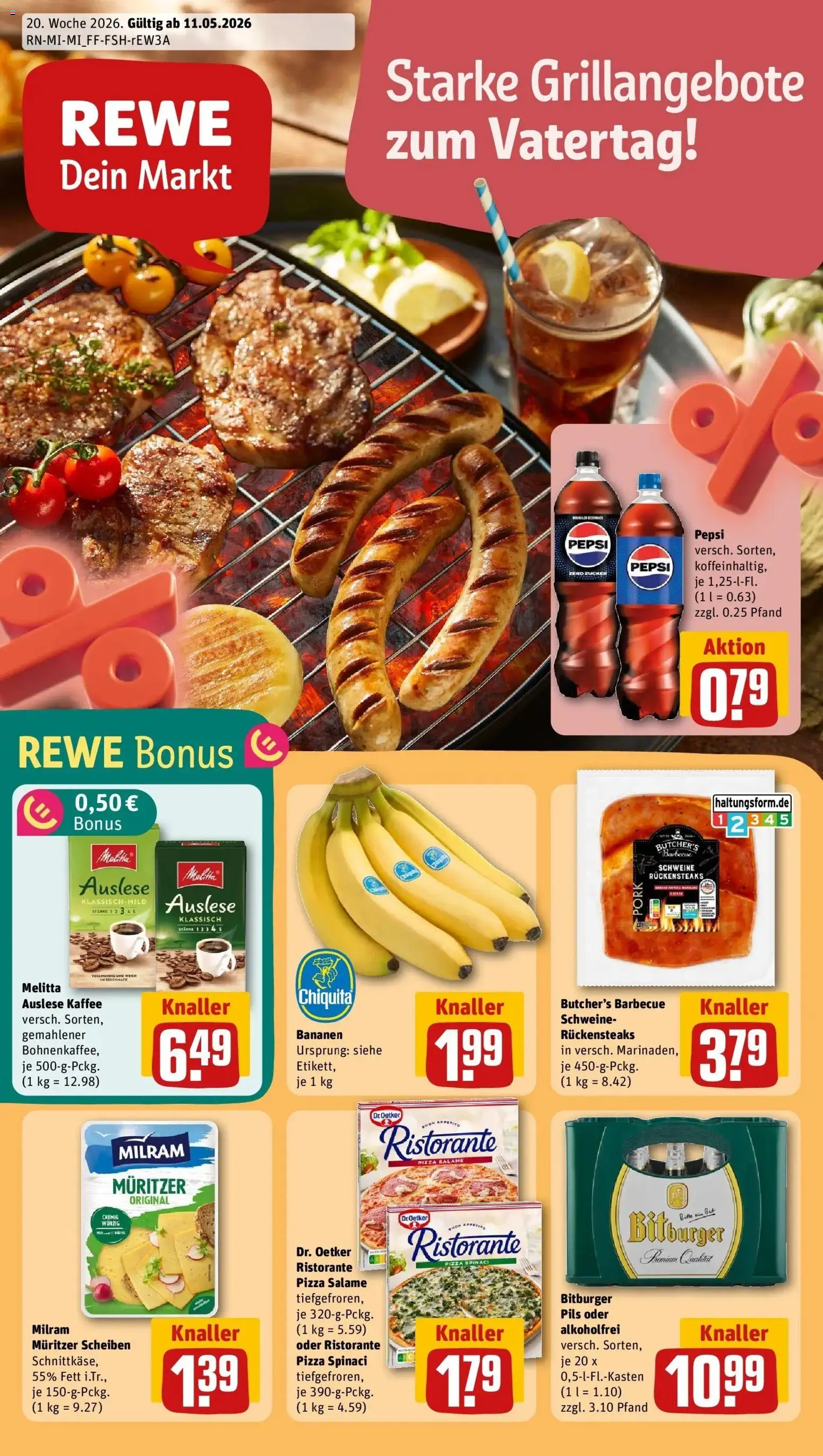 Vorschau von dem Prospekt des Geschäftes Rewe, gültig ab dem 10.05.2026