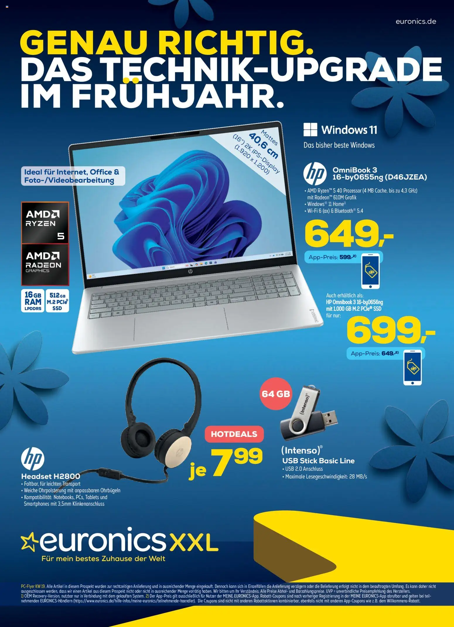 Vorschau von dem Prospekt des Geschäftes Euronics, gültig ab dem 06.05.2026 - Smartphones, HP, Usb stick, Headset, USB