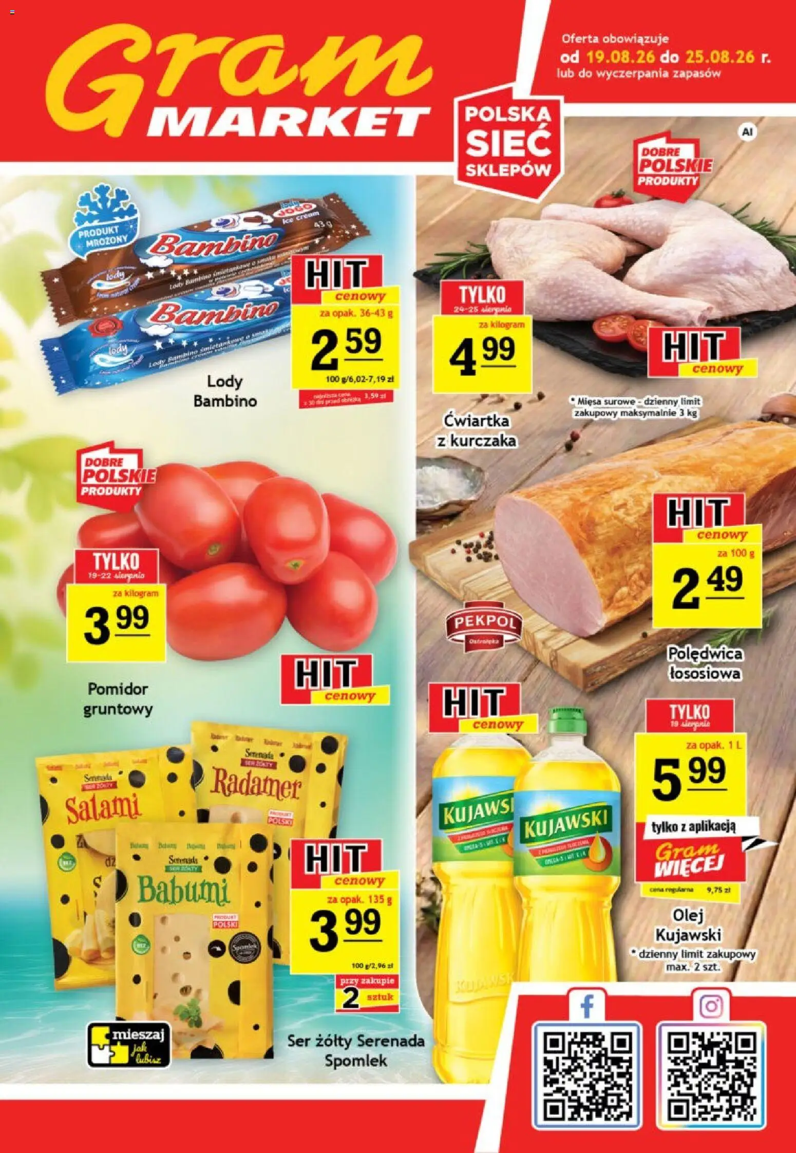 Pogląd gazetki "Gram Market gazetka" ze sklepu Gram Market ważnej od 19.08.2026