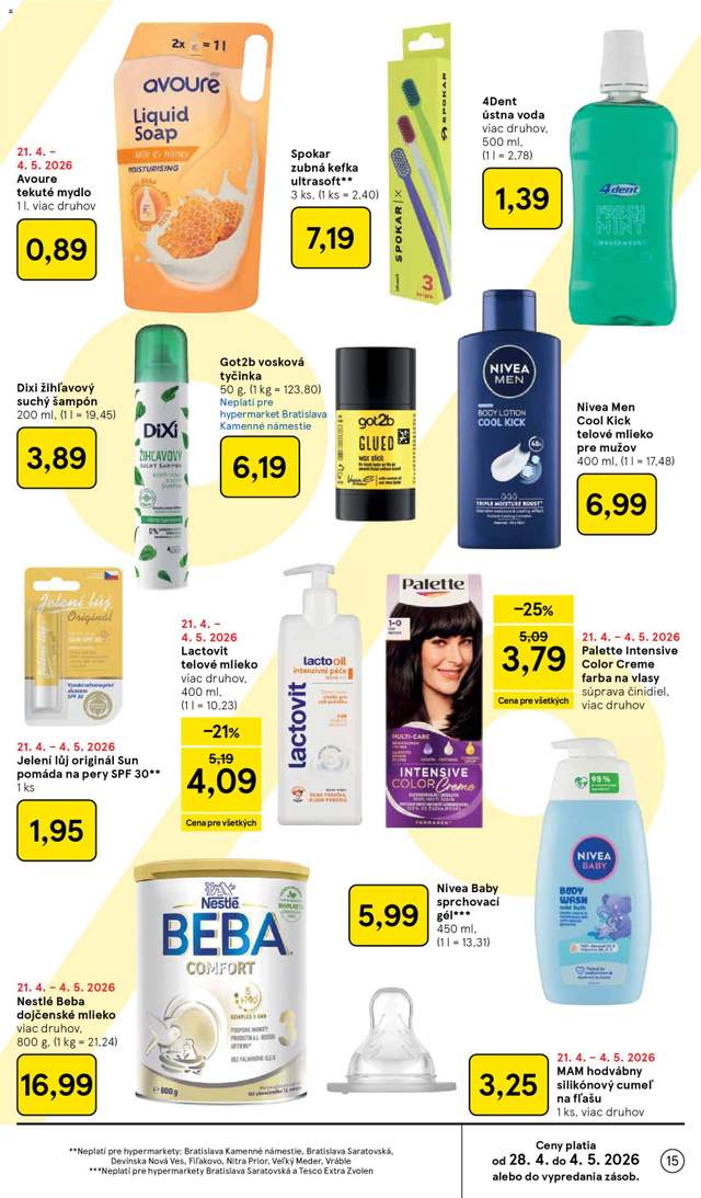 Nový Tesco leták od 29.04.