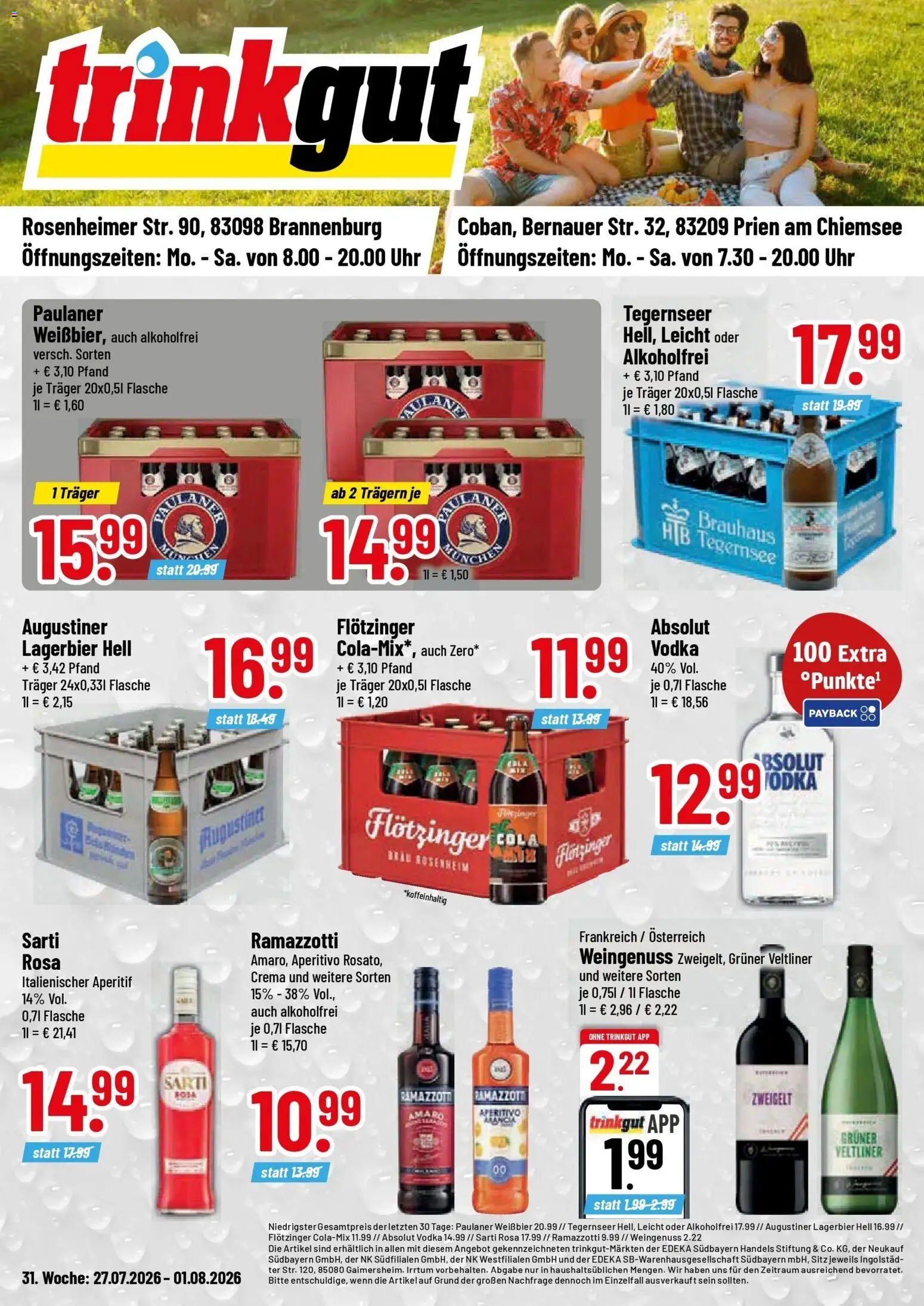 Vorschau von dem Prospekt des Geschäftes Trinkgut, gültig ab dem 27.07.2026