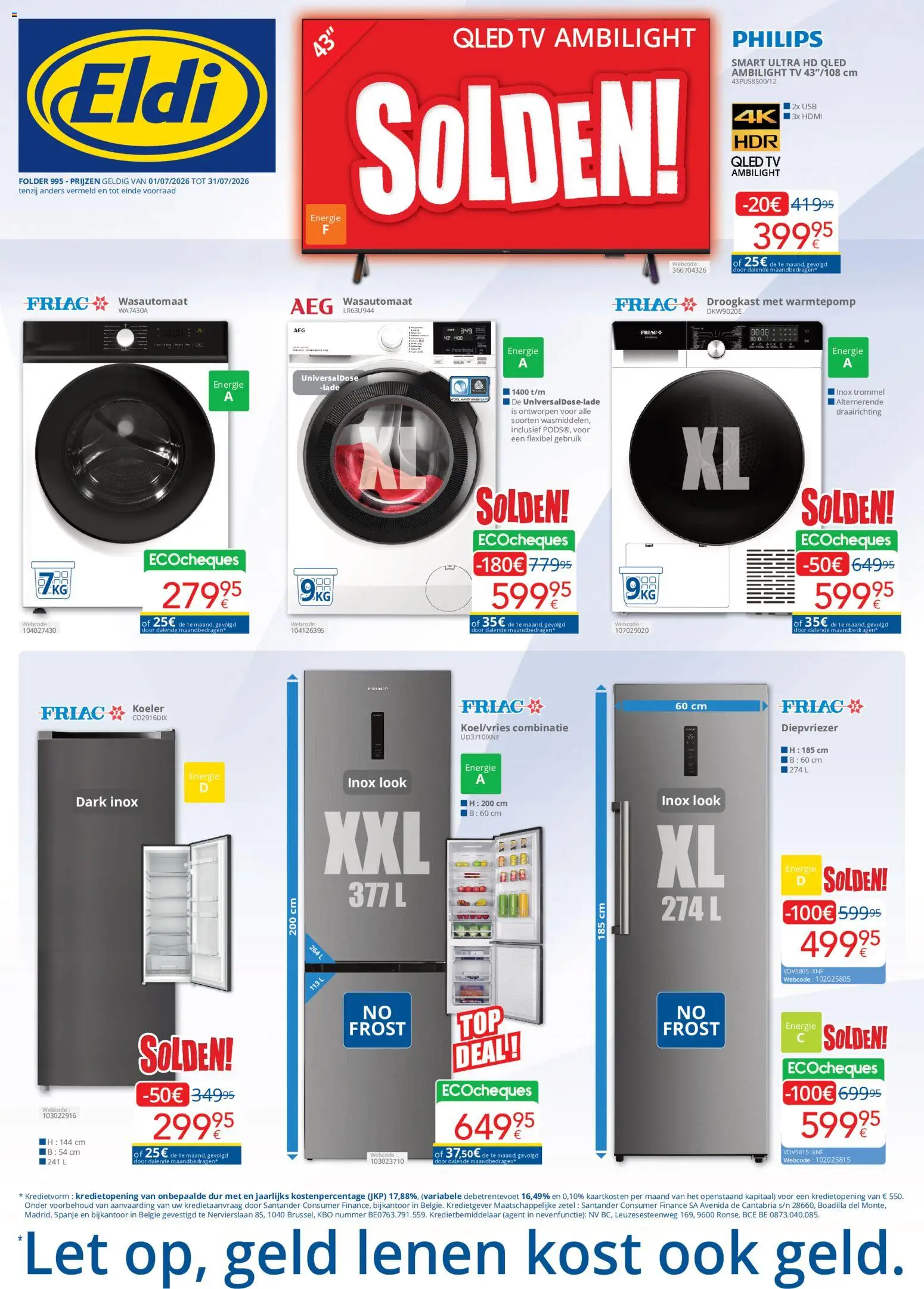 Voorbeeld van Eldi Folder van winkel Eldi geldig vanaf 01/07/2026