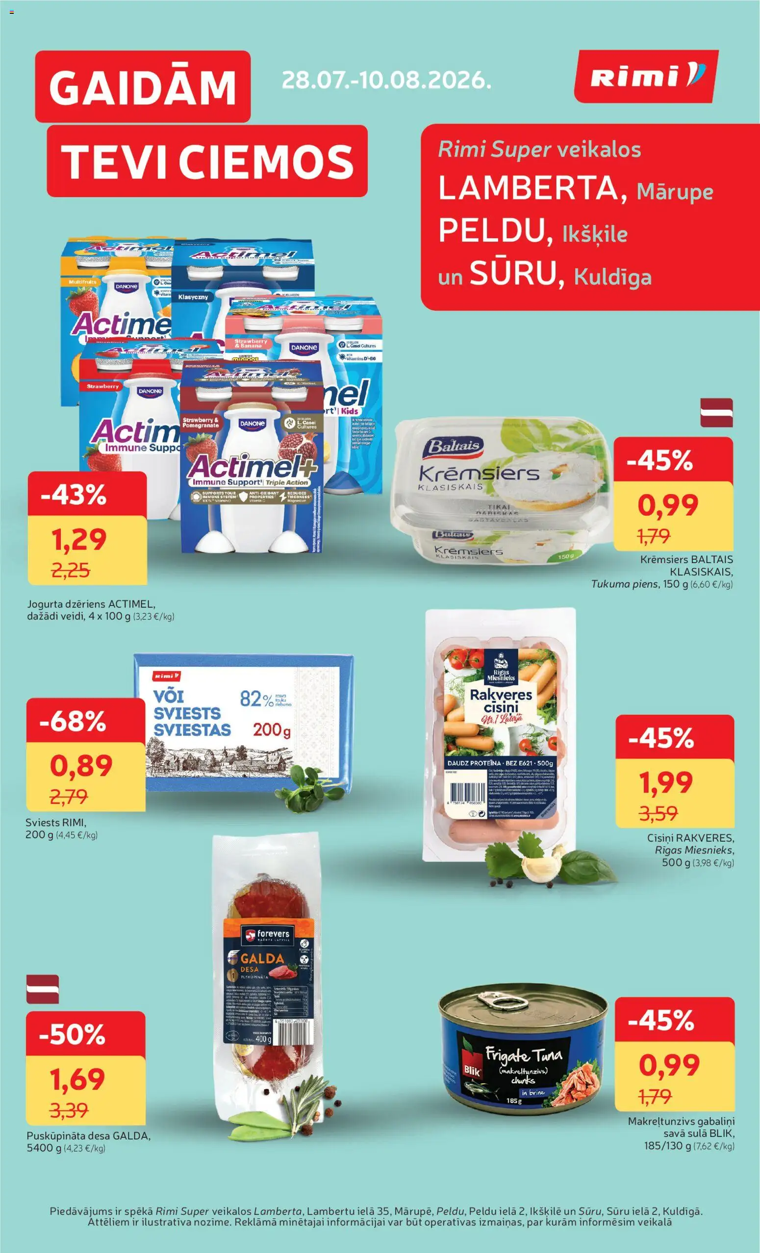 Skatīt Rimi akciju bukletu, derīgs no 28.07.2026.