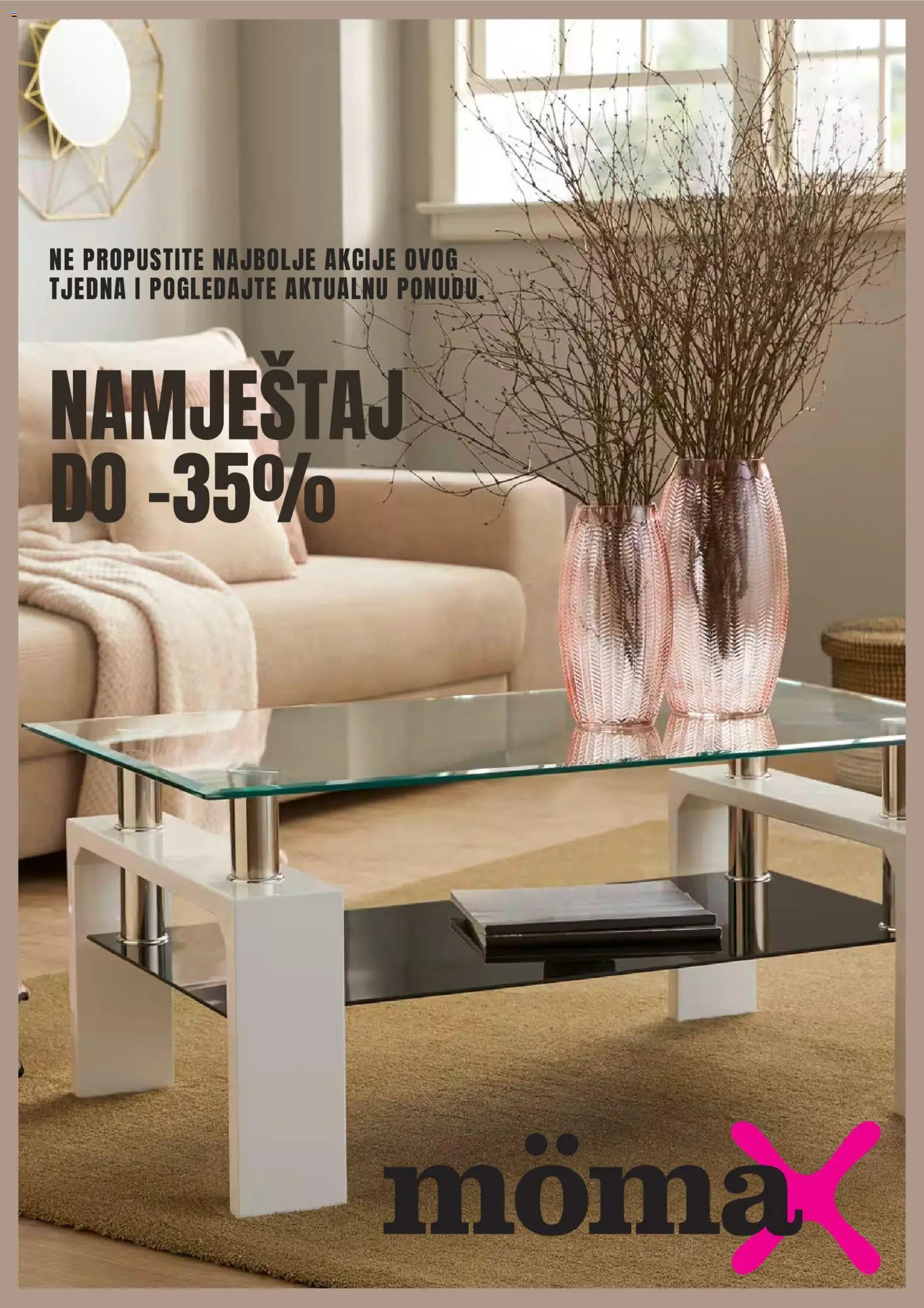 Pregled letka Mömax Katalog trgovine Mömax vrijedi od 05.10.2026