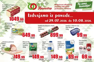 Pregled Metalac Proleter kataloga - važi od 29.07.2026