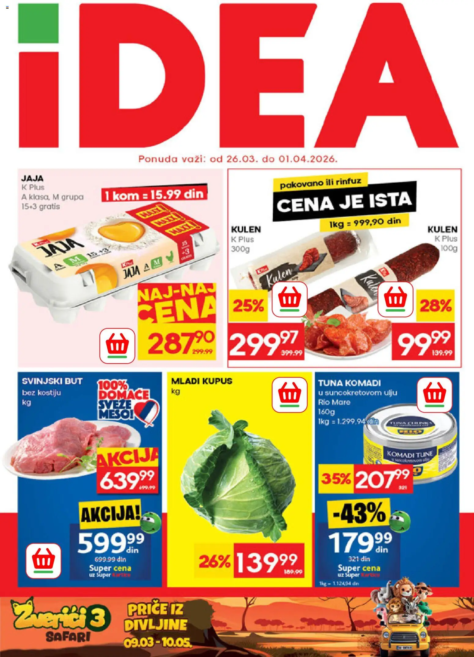Najnoviji Idea katalog - ponuda od 26.03.2026⏳