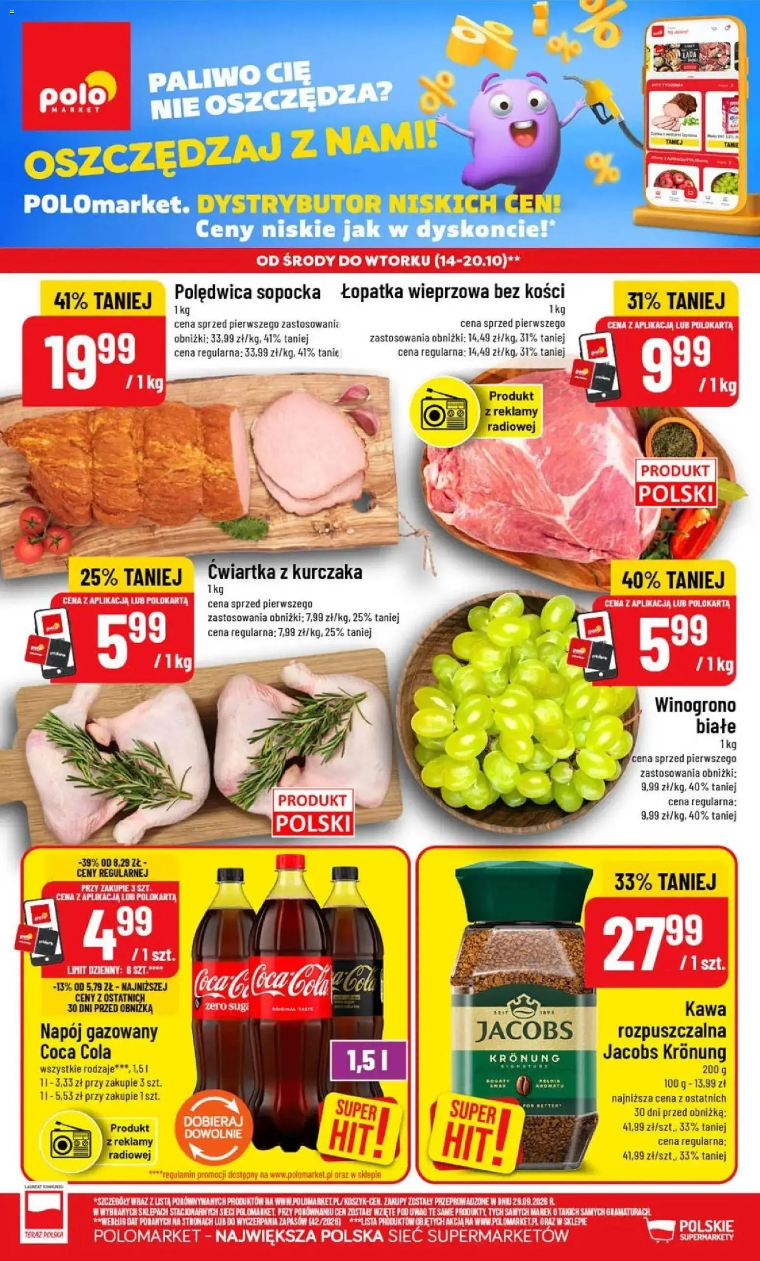 Pogląd gazetki "POLOmarket aktualna gazetka" ze sklepu POLOmarket ważnej od 14.10.2026