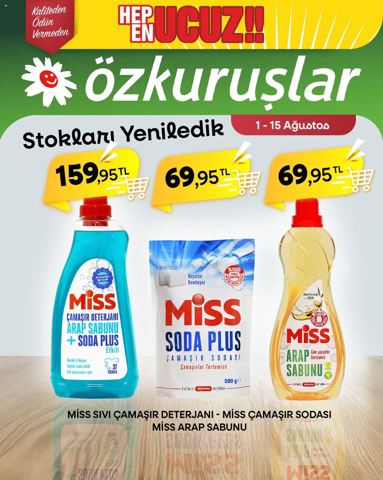 Özkuruşlar Özkuruşlar İndirim 01.08.2026 - Broşürünün önizlemesi