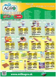 Náhľad Milk Agro letáku platného od 29.04.2026