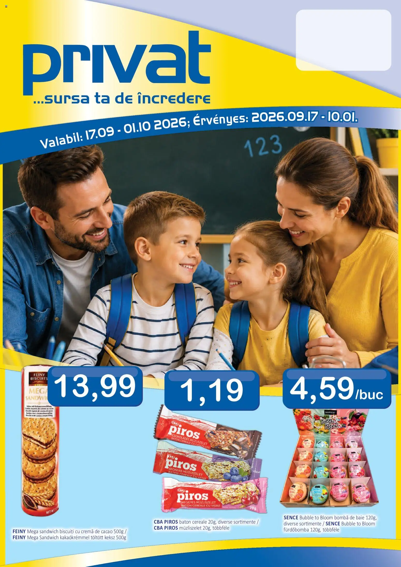 Previzualizarea de cataloage: CBA CBA Catalog Privat valabil de la 17.09.2026