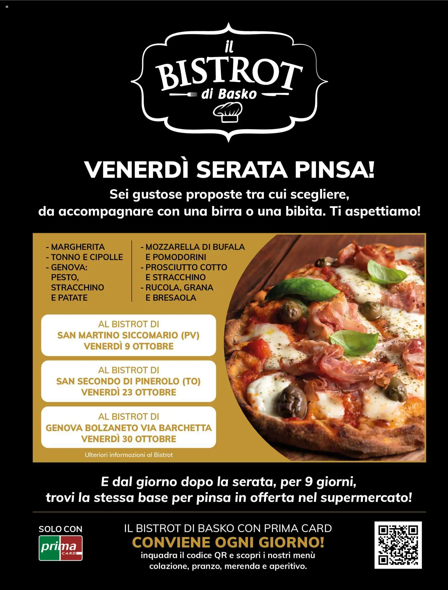 Anteprima dell'opuscolo Basko volantino Magazine ottobre dal negozio Basko valido da 12/10/2026 - Birra, Bresaola, Prosciutto, Prosciutto Cotto, Cipolle, Stracchino, Mozzarella di bufala, Pomodorini