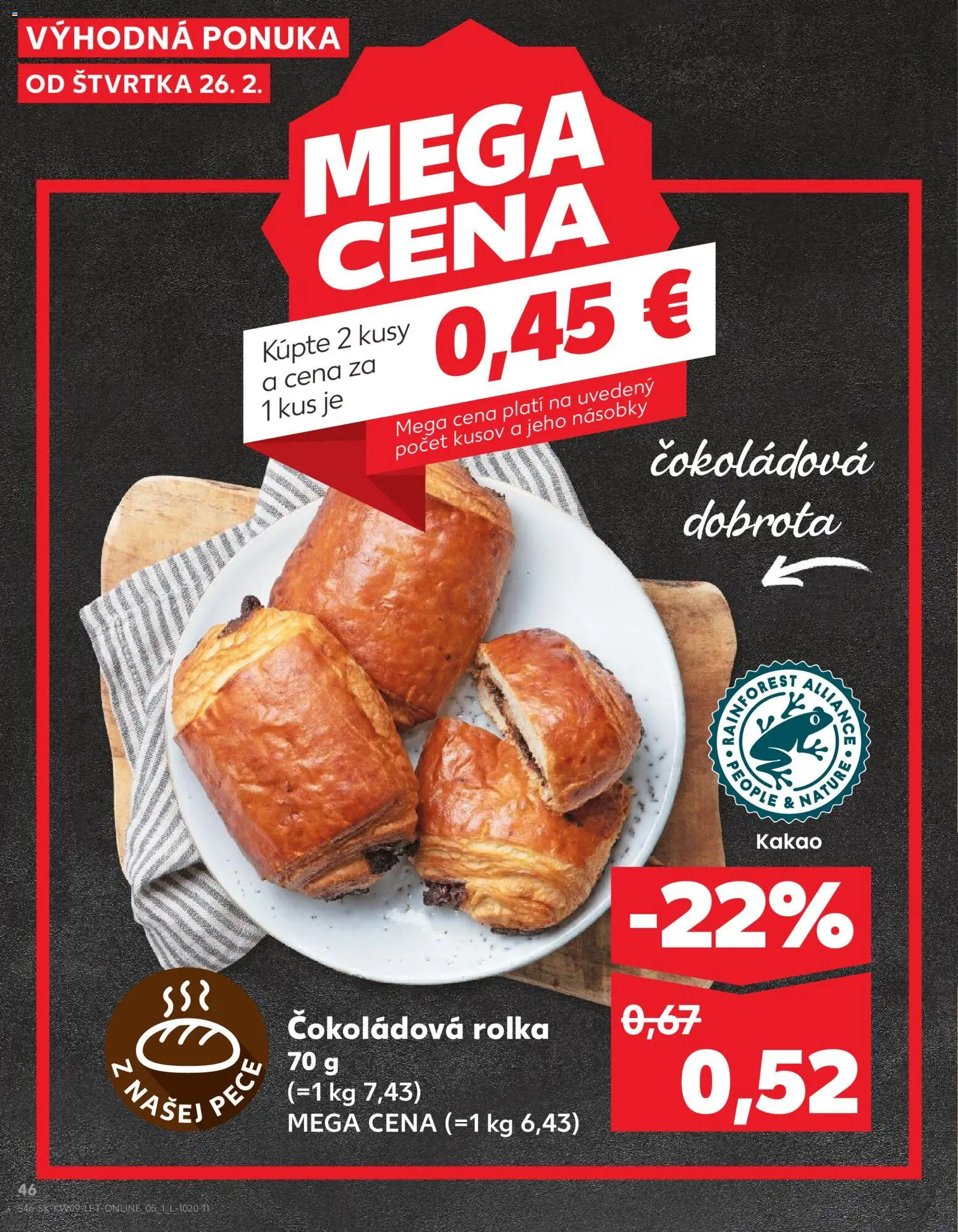 Náhľad Kaufland letáku platného od 26.02.2026 - Kakao