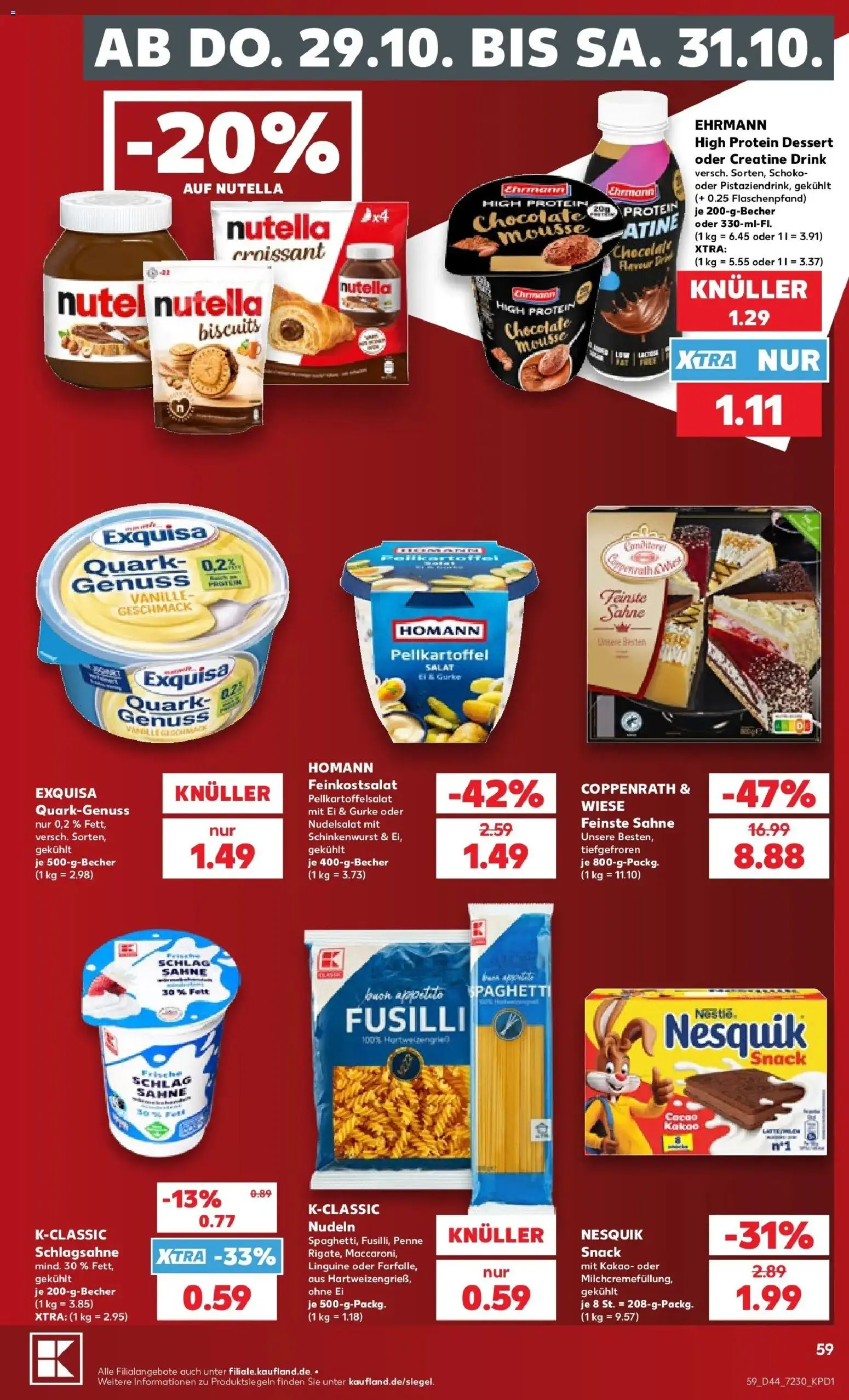 Vorschau von dem Prospekt des Geschäftes Kaufland, gültig ab dem 26.10.2026