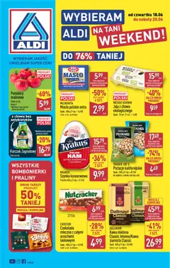 Pogląd gazetki "Aldi gazetka - Oferta weekendowa" ze sklepu Aldi ważnej od 18.06.2026