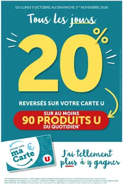 Prévisualisation de U Express - Ma sélection Carte U Octobre du magasin U Express formulaire valide 05/10/2026