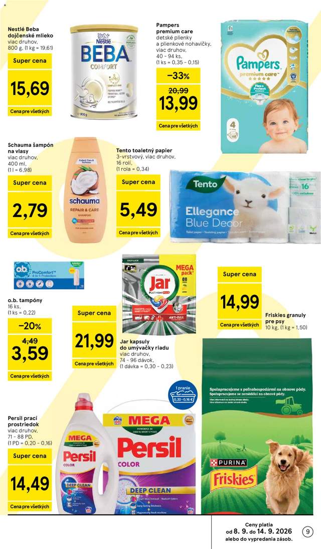 Nový Tesco leták od 09.09.