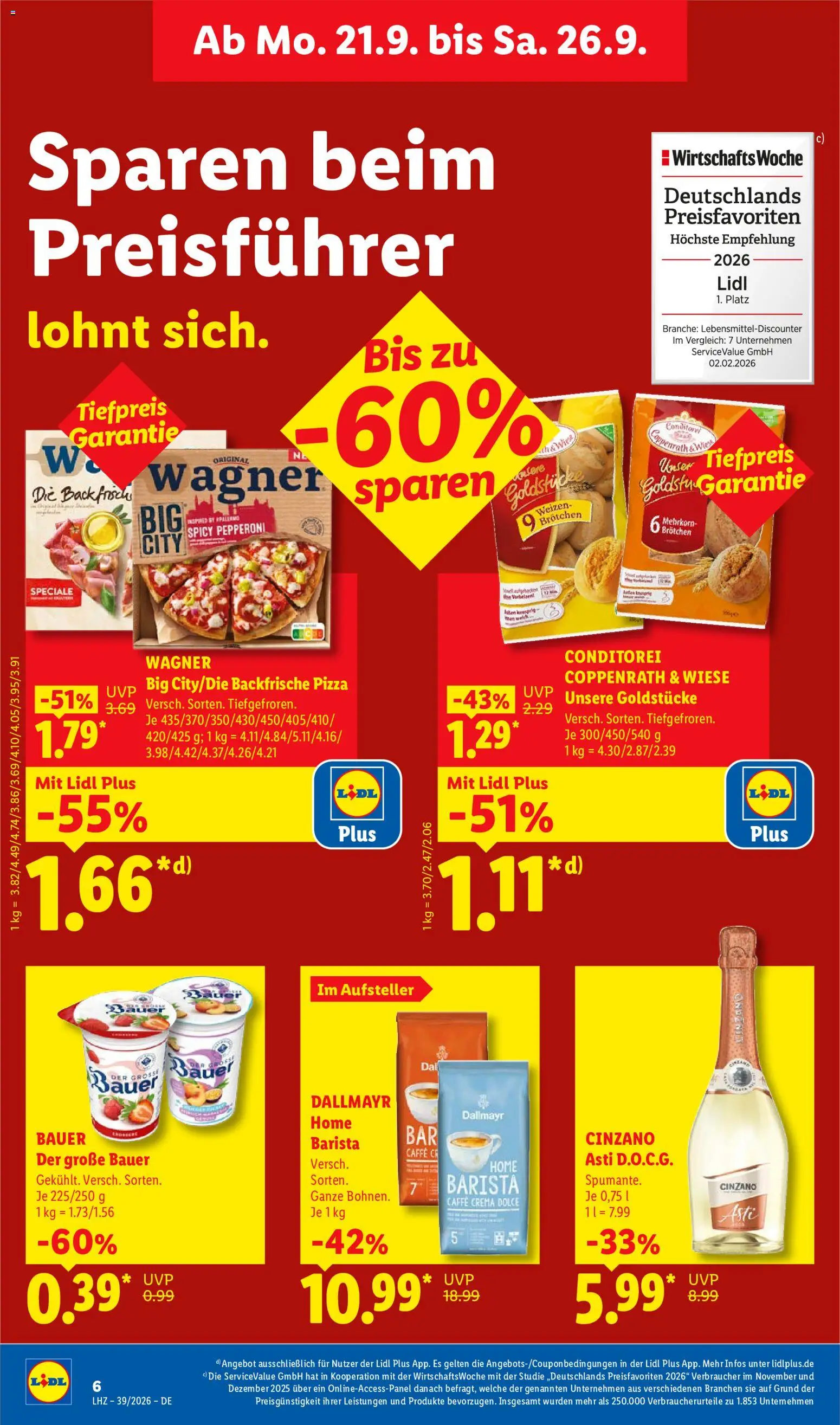 Vorschau von dem Prospekt des Geschäftes Lidl, gültig ab dem 21.09.2026 - Lampenschirm