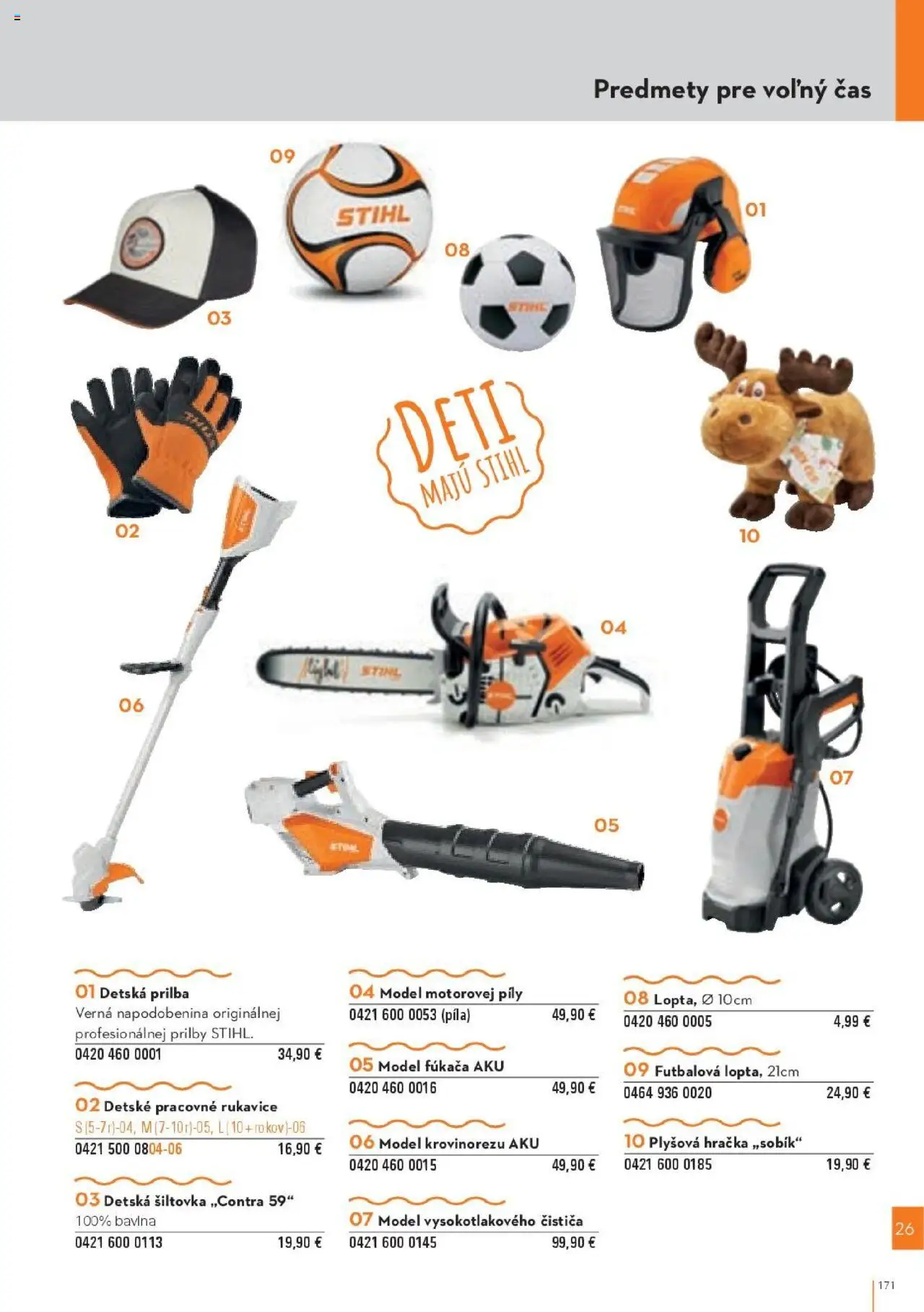 Náhľad STIHL letáku platného od 29.09.2025 - Píla, Rukavice, Aku