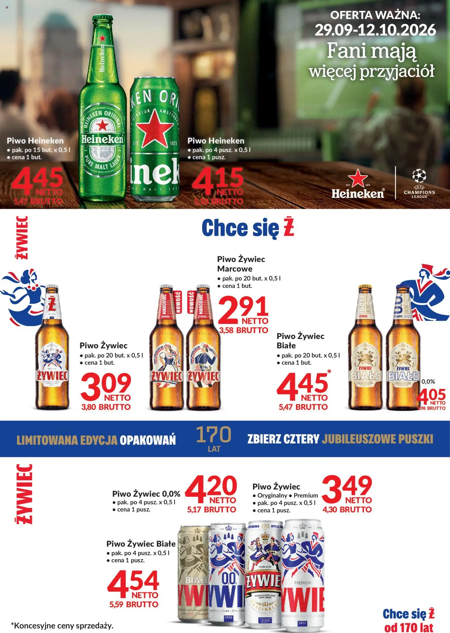Pogląd gazetki "Makro gazetka - Żywiec" ze sklepu Makro ważnej od 29.09.2026 - Piwo, Heineken, Piwo Heineken
