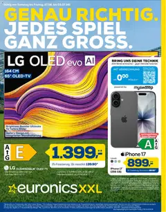 Vorschau von dem Prospekt des Geschäftes Euronics, gültig ab dem 27.06.2026